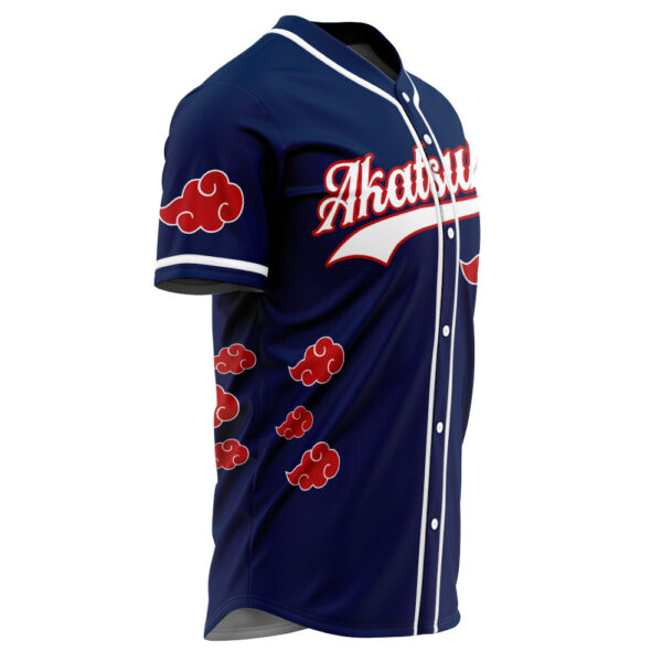 Maillot de baseball Akatsuki Bleu Marine Uchiha Shippuden – Image 2
