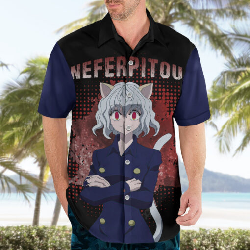 Chemise hawaïenne Neferpitou Hunter x Hunter Anime – Image 3