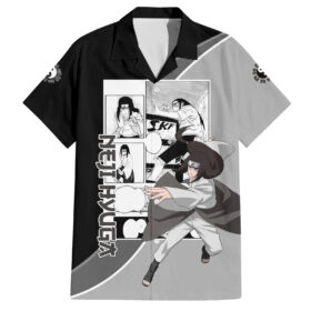 Chemise hawaïenne Neji Hyuga Naruto Anime Manga Mix