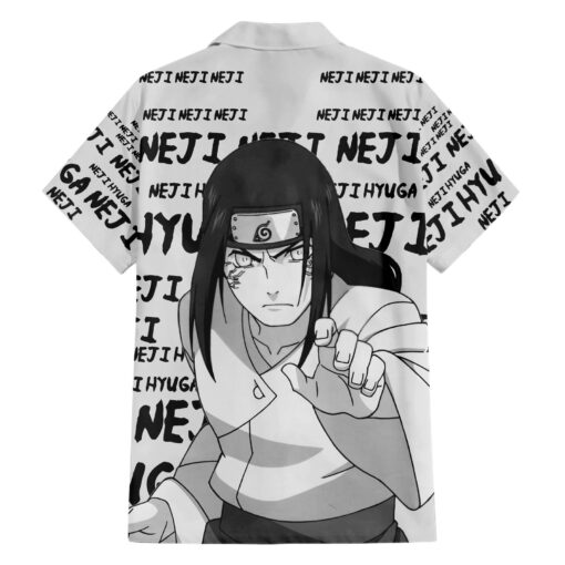 Chemise hawaïenne Neji Hyuga Style Manga – Image 2