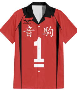 Chemise hawaïenne Nekoma Tetsuro Kuroo Uniforme n°1 Anime