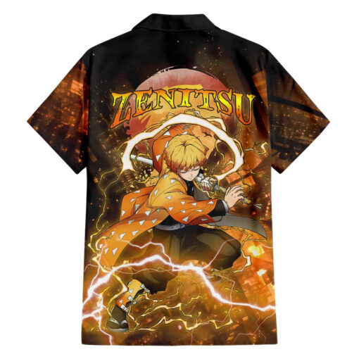 Chemise hawaïenne Nenitsu Château Infini Demon Slayer Anime – Image 2