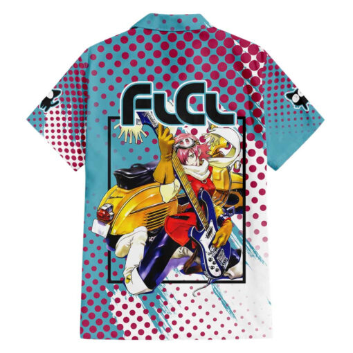 Chemise hawaïenne Néon FLCL Anime – Image 2