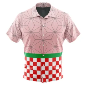 Chemise hawaïenne Nezuko Kamado Demon Slayer