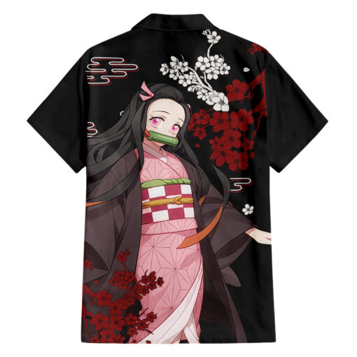Chemise hawaïenne Nezuko Kamado Hoodie Demon Slayer – Image 2