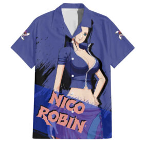 Chemise hawaïenne Nico Robin One Piece Anime