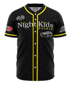 Maillot de baseball Night Kids Initial D