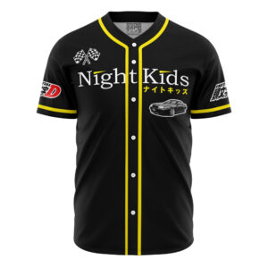 Maillot de baseball Night Kids Initial D