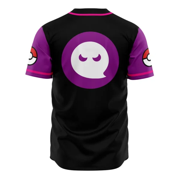 Maillot de baseball Ombres Nocturnes Type Spectre Pokémon – Image 2