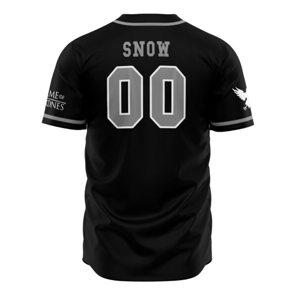 Maillot de baseball Garde de Nuit Neige Game of Thrones – Image 2
