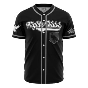 Maillot de baseball Garde de Nuit Neige Game of Thrones