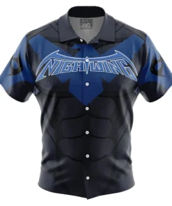 Chemise hawaïenne Nightwing DC Comics
