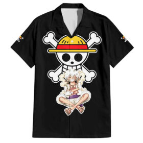 Chemise hawaïenne Luffy Gear 5 Nika One Piece Anime