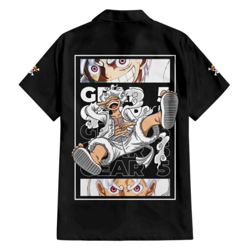 Chemise hawaïenne Luffy Gear 5 Nika One Piece Anime – Image 2