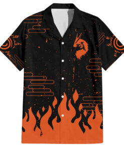 Chemise hawaïenne Kurama Bêtes à neuf queues pour fans