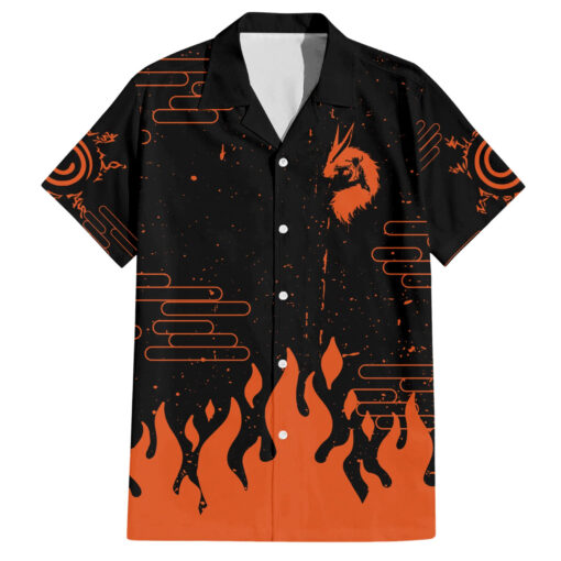 Chemise hawaïenne Kurama Bêtes à neuf queues pour fans