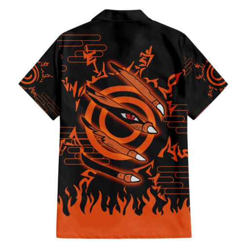 Chemise hawaïenne Kurama Bêtes à neuf queues pour fans – Image 2