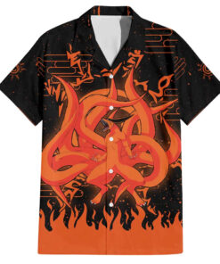 Chemise hawaïenne Kurama Bêtes à neuf queues Naruto Anime