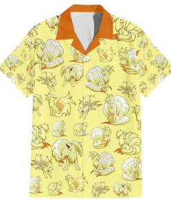 Chemise hawaïenne Ninetales motif