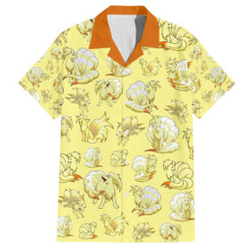 Chemise hawaïenne Ninetales motif