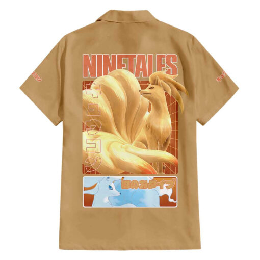 Chemise hawaïenne Ninetales Pokémon Anime – Image 2