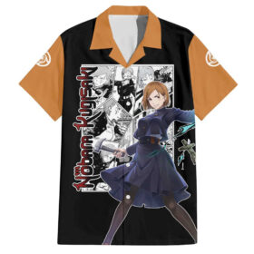 Chemise hawaïenne Nobara Kugisaki Jujutsu Kaisen Anime Manga Mix