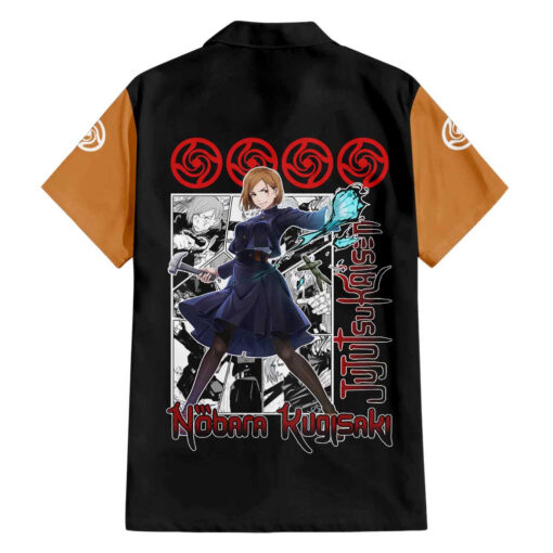 Chemise hawaïenne Nobara Kugisaki Jujutsu Kaisen Anime Manga Mix – Image 2