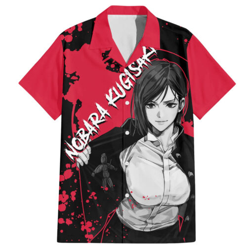 Chemise hawaïenne Nobara Kugisaki Jujutsu Kaisen Manga Style Art