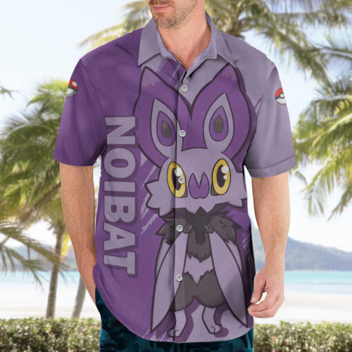 Chemise hawaïenne Noibat Pokémon Anime – Image 3