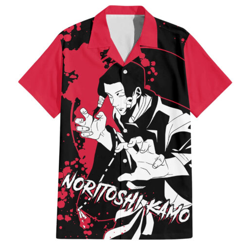 Chemise hawaïenne Noritoshi Kamo Jujutsu Kaisen Manga Style Art