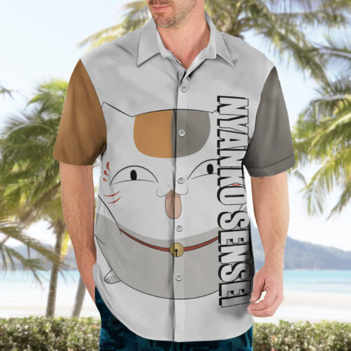 Chemise hawaïenne Nyanko Sensei Madara Natsume Yuujinchou Anime – Image 3