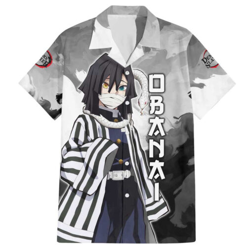 Chemise hawaïenne Obanai Iguro Demon Slayer Anime