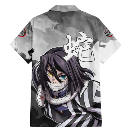 Chemise hawaïenne Obanai Iguro Demon Slayer Anime – Image 2