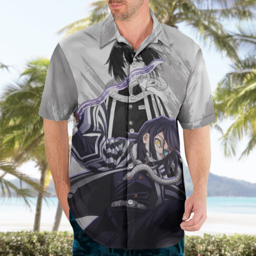 Chemise hawaïenne Obanai Iguro Demon Slayer – Image 3