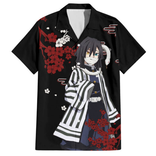 Chemise hawaïenne Obanai Iguro style japonais