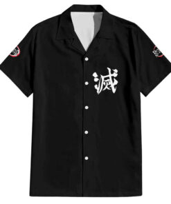 Chemise hawaïenne Obanai Iguro Kimetsu no Yaiba Anime