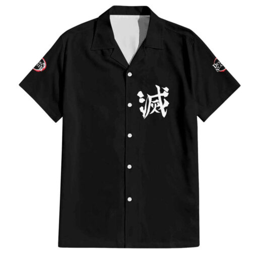 Chemise hawaïenne Obanai Iguro Kimetsu no Yaiba Anime