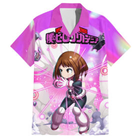 Chemise hawaïenne Ochako Uraraka Anime