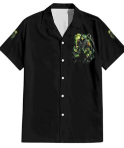 Chemise hawaïenne Bien sûr que je vais en enfer Crâne