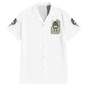 Chemise hawaïenne Oh je t’ai énervé Bun désordonné