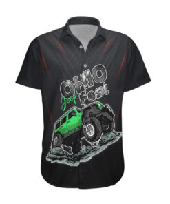 Chemise hawaïenne Ohio Jeep Fest 2023 Parcours d'obstacles Jeep