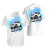 Chemise hawaïenne Ohio Jeep Fest style vibes bleu