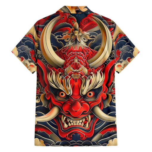 Chemise hawaïenne Oni art japonais – Image 2