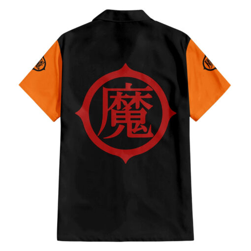 Chemise hawaïenne Orange Piccolo Dragon Ball Anime Manga Mix – Image 2