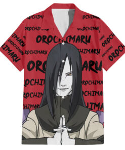 Chemise hawaïenne Orochimaru style manga Anime