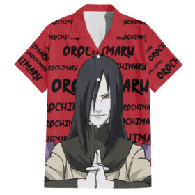 Chemise hawaïenne Orochimaru style manga Anime