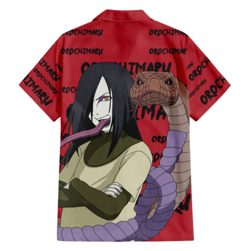 Chemise hawaïenne Orochimaru style manga Anime – Image 2