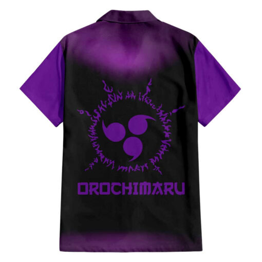 Chemise hawaïenne Orochimaru Naruto Anime – Image 2