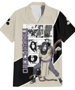 Chemise hawaïenne Orochimaru Naruto Anime Manga Mix
