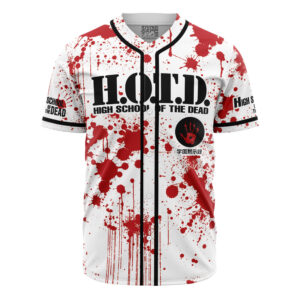 Maillot de baseball Outbreak Lycée des Morts